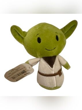 Hallmark Itty Bittys - YODA in White Robe (Star Wars) Plush Stuffed Figure! NWT